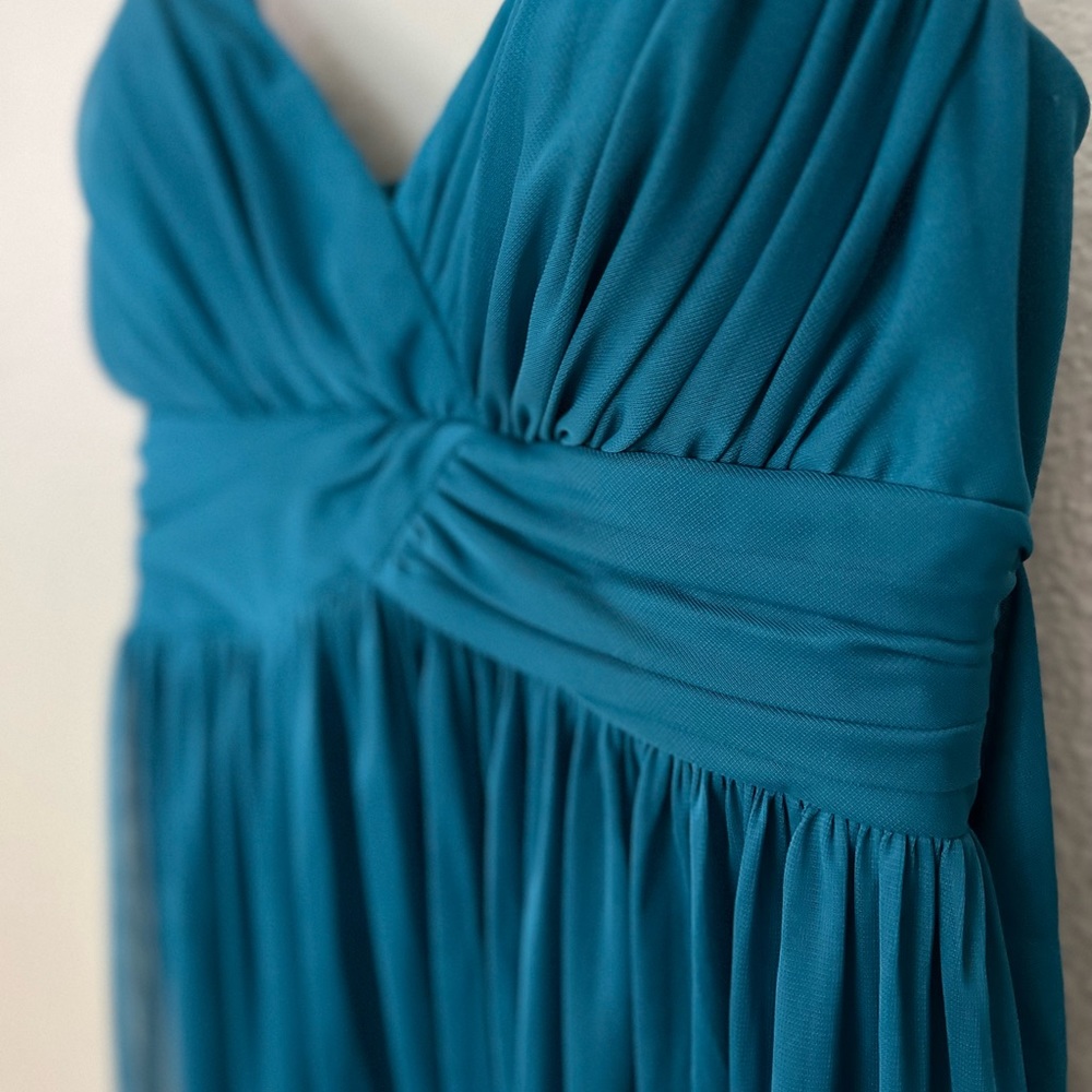 Turquoise cocktail dress